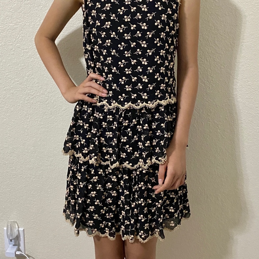 Red Valentino silk cherry dress